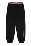 ロマンティッククラウン(ROMANTIC CROWN) STRIPE BANDING JOGGER PANTS_BLACK