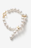 MONDAY EDITION(マンデイエディション) Cross-ended Pearl Bracelet