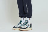 ロマンティッククラウン(ROMANTIC CROWN) STRIPE BANDING JOGGER PANTS_NAVY