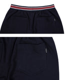 ロマンティッククラウン(ROMANTIC CROWN) STRIPE BANDING JOGGER PANTS_NAVY