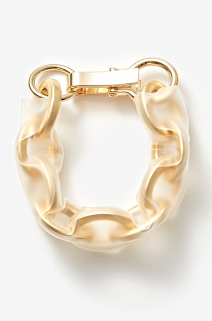 MONDAY EDITION(マンデイエディション) Unclear Shell Oval Bracelet