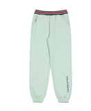 ロマンティッククラウン(ROMANTIC CROWN) STRIPE BANDING JOGGER PANTS_LIGHT GREEN