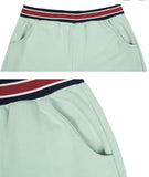 ロマンティッククラウン(ROMANTIC CROWN) STRIPE BANDING JOGGER PANTS_LIGHT GREEN