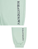 ロマンティッククラウン(ROMANTIC CROWN) STRIPE BANDING JOGGER PANTS_LIGHT GREEN