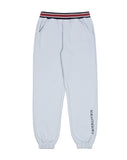 ロマンティッククラウン(ROMANTIC CROWN) STRIPE BANDING JOGGER PANTS_SKY BLUE