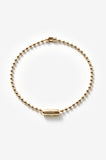 MONDAY EDITION(マンデイエディション) golden simple ball chain bracelet