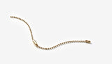 MONDAY EDITION(マンデイエディション) golden simple ball chain bracelet
