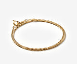 MONDAY EDITION(マンデイエディション) golden thin chain blacelet