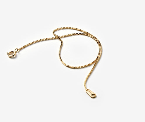 MONDAY EDITION(マンデイエディション) golden thin chain blacelet