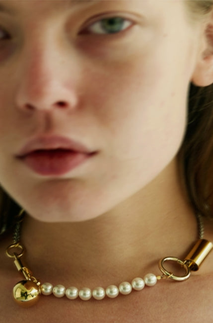 MONDAY EDITION(マンデイエディション) Chain And Ring Choker