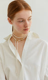 MONDAY EDITION(マンデイエディション) Linked Pearl Long Necklace