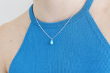 MONDAY EDITION(マンデイエディション) bohemian glass necklace_sky blue
