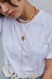 MONDAY EDITION(マンデイエディション)  simple long zipper necklace