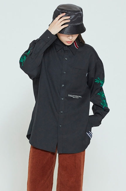 ロマンティッククラウン(ROMANTIC CROWN) MODERN LAUREL SHIRT_BLACK