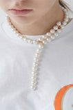 MONDAY EDITION(マンデイエディション) Cross-ended Pearl Necklace