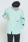 ロマンティッククラウン(ROMANTIC CROWN) MODERN LAUREL SHIRT_LIGHT GREEN