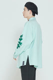 ロマンティッククラウン(ROMANTIC CROWN) MODERN LAUREL SHIRT_LIGHT GREEN