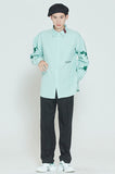 ロマンティッククラウン(ROMANTIC CROWN) MODERN LAUREL SHIRT_LIGHT GREEN