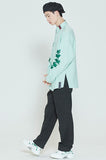 ロマンティッククラウン(ROMANTIC CROWN) MODERN LAUREL SHIRT_LIGHT GREEN