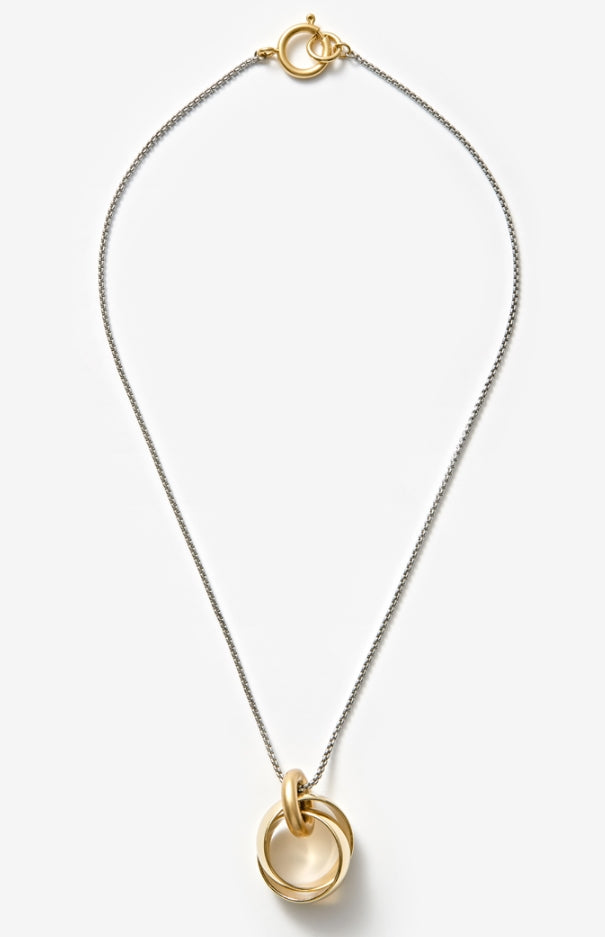 MONDAY EDITION(マンデイエディション) Mobius Ring Pendant Necklace