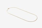 MONDAY EDITION(マンデイエディション)  golden thin chain necklace