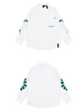 ロマンティッククラウン(ROMANTIC CROWN) MODERN LAUREL SHIRT_WHITE