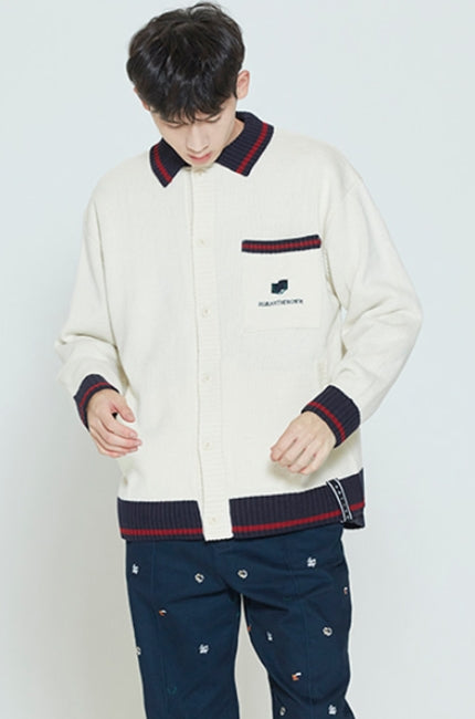 ロマンティッククラウン(ROMANTIC CROWN) RMTCRW KNITTED CARDIGAN_OATMEAL