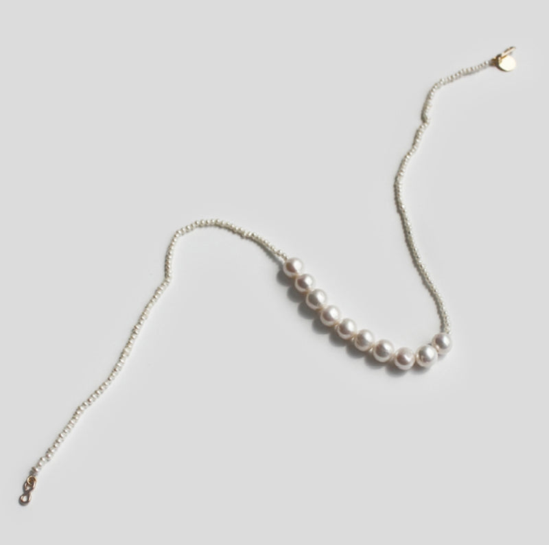 MONDAY EDITION(マンデイエディション) The Mixed Pearl Necklace