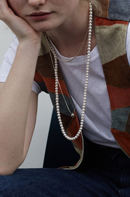 MONDAY EDITION(マンデイエディション) The Long Pearl Necklace