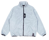 ロマンティッククラウン(ROMANTIC CROWN) BACK LINE PATCH FLEECE JACKET_SKY BLUE