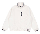 ロマンティッククラウン(ROMANTIC CROWN) BACK LINE PATCH FLEECE JACKET_OATMEAL