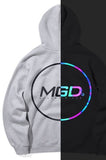 mahagrid (マハグリッド)  RAINBOW REFLECTIVE CIRCLE HOODIE [GREY]