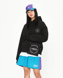 mahagrid (マハグリッド)  RAINBOW REFLECTIVE CIRCLE HOODIE [BLACK]