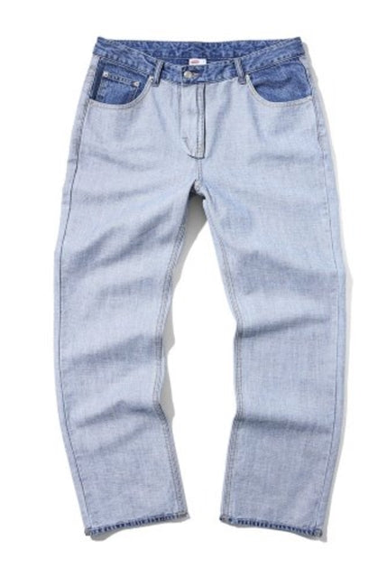 mahagrid (マハグリッド)  REVERSE DENIM PANTS [LIGHT BLUE]