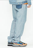 mahagrid (マハグリッド)  REVERSE DENIM PANTS [LIGHT BLUE]