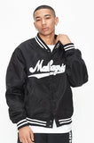 mahagrid (マハグリッド)  SCRIPT LOGO BASEBALL JACKET [BLACK]