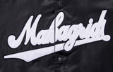 mahagrid (マハグリッド)  SCRIPT LOGO BASEBALL JACKET [BLACK]