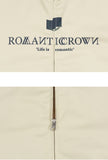 ロマンティッククラウン(ROMANTIC CROWN) LOGO COTTON WINDBREAKER_OATMEAL