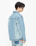 mahagrid (マハグリッド)  REVERSE DENIM JACKET [LIGHT BLUE]