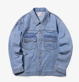 mahagrid (マハグリッド)  REVERSE DENIM JACKET [LIGHT BLUE]