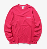 mahagrid (マハグリッド)  BACK THIRD LOGO LS TEE [PINK]