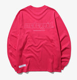 mahagrid (マハグリッド)  BACK THIRD LOGO LS TEE [PINK]