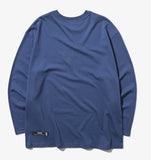 mahagrid (マハグリッド)   ORIGIN LOGO LS TEE [NAVY]