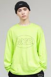 mahagrid (マハグリッド)  MINIMAL MGD LS TEE [LIME]