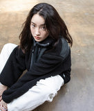 mahagrid (マハグリッド)  HEAVY FLEECE JACKET [BLACK]