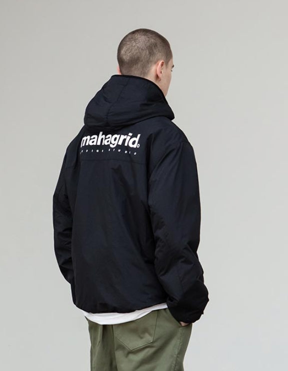 mahagrid (マハグリッド) REVERSIBLE FLEECE PARKA [BLACK