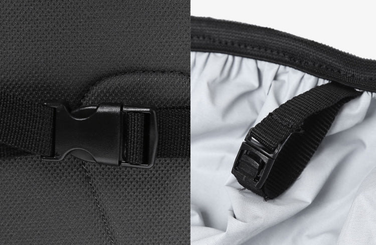 mahagrid (マハグリッド)  LABEL WATERPROOF BACKPACK COVER [BLACK]