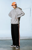 mahagrid (マハグリッド)    LINE TRACK PANTS [BLACK]