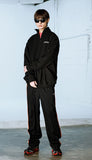 mahagrid (マハグリッド)    LINE TRACK PANTS [BLACK]