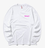 mahagrid (マハグリッド)   GROOVY LOGO LS TEE [WHITE]